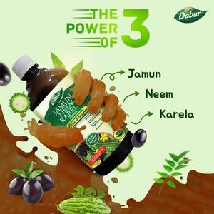 Jugo de Dabur Jamun Neem Karela, Tónico Herbal Ayurvédico para Desintoxicación, Apoyo Digestivo y Cuidado de Bienestar Natural - Product Image 2
