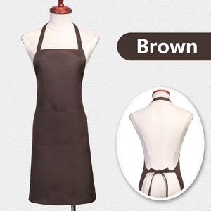 Buy wholesale Plain <b>Aprons</b> with 2 Pockets Commercial Chef <b>Apron</b> With Custom Logo for Kitchen <b>Cooking</b> Restaurant Painting - Product Image 3