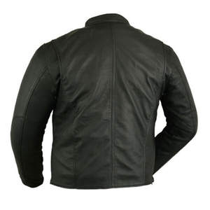 Chaqueta de Invierno para Hombre de Diseño Superior, Cuero Genuino, Cuello Alto, Manga Larga, Personalizable, 100% Alta Calidad, Impermeable y Transpirable - Product Image 2