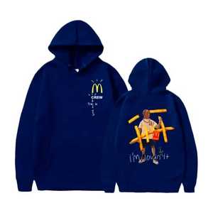 Chaqueta McDonald's Cactus Jack Varsity para hombre y mujer Diseño vintage Tela de lana Ropa de calle impermeable - Product Image 3