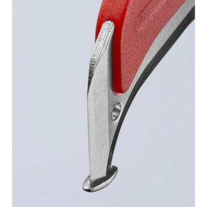 Couteau de démontage Knipex avec manche multi-composants isolant VDE, lame fixe solide en forme de faucille - Catégorie de produit : Couteaux - Product Image 2