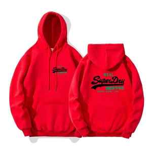 Vêtements Hip Hop Pull Sportswear Mode Sweat À Capuche Hommes Sweats À Capuche Homme Avant Dos Imprimer Plus Polaire Chaud Poignets Filetés - Product Image 4