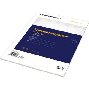 Papier calque blanc Soennecken DIN A4 80g/m² 50 feuilles Papier de bureau - Product Image 1