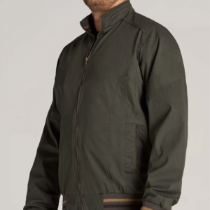 Custom High Street Winter Satin Bomber <b>Jacket</b> for Men with Front Logo-Wholesale OEM Service - Product Image 3