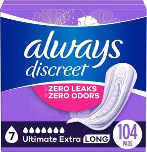 Coussinets post-partum Ultimate Extra Protect Absorbency Long Length-104 CT Coussinets d'incontinence pour femmes Discreet Adult Solid ODM - Product Image 6