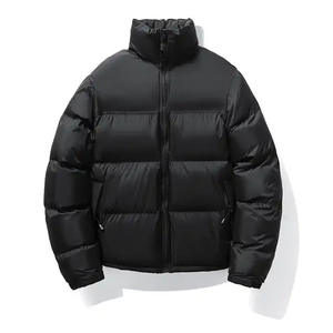Chaqueta de lona de alta calidad para hombre, para deportes de invierno, actividades al aire libre informales, chaqueta acolchada de algodón de invierno con logotipo personalizado - Product Image 1