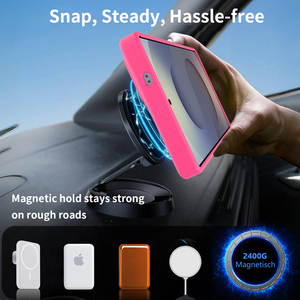 Etui de charge magnétique bon marché avec finition mate translucide ferme et douce au toucher, cadre antichoc anti-chute pour Galaxy S25 Ultra - Product Image 4