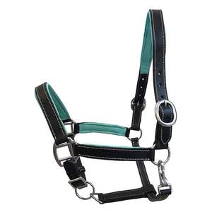 Licol pour cheval en cuir artisanal durable avec un design inspiré de la selle western, ajustement confortable, fabriqué en Inde - Product Image 3