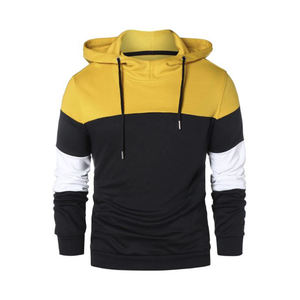 Sweat à capuche personnalisé en coton épais pour hommes, polaire surdimensionnée de style Boxy épais et uni à la mode pour l'hiver - Product Image 1