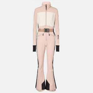 Manufacture Custom Outdoor Winter Snow Wear <b>Waterproof</b> Windproof Overall Jumpsuit Ski Suit for Women High Quality - Product Image 1