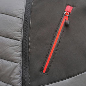 Polyester Hiver Casual Stretch Doudoune Hommes Deux Tons À Capuche Puffer Manteau en gros - Product Image 3