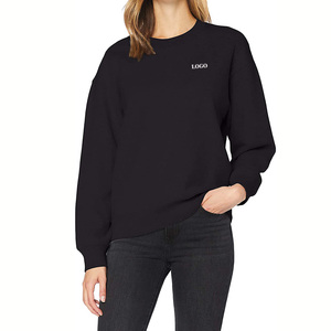 Sudaderas de Invierno Transpirables y Ecológicas de Alta Calidad al por Mayor para Mujer, Sudaderas Extra Grandes de Color Sólido para Mujer - Product Image 5