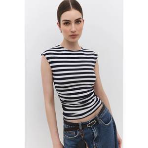 Camiseta Casual para Mujer, 100% Algodón, Transpirable, Corte Ajustado, Sin Mangas, Cuello Redondo, Talla XXS-XS - Product Image 5