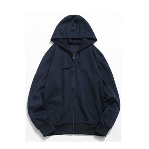 Sudaderas con cremallera de algodón 100% para mujer, Impresión de logotipo personalizado, servicio OEM disponible, ropa de calle de invierno con cuello con capucha - Product Image 2