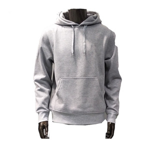 Custom Logo Men's Winter Hoodies 100% Cotton Oversized Pullover High Quality Bulk Wholesale - Product Image 4