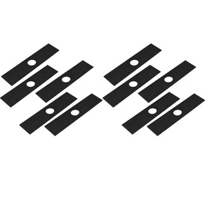 10 cuchillas de bordeadora 8 "X 2" Se adapta a Echo Stihl H RyobI con recubrimiento en polvo - Product Image 1