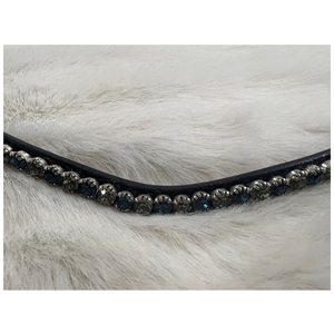 Browbands de cheval équestre en cuir indien de haute qualité avec cristal Meilleure qualité à prix bas quantité minimale de commande - Product Image 2