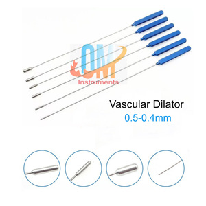 ALLEMAND Dilatateur vasculaire en acier inoxydable de qualité médicale Jeu d'instruments microvasculaires 21cm de long 0.5mm-4.0mm CE ISO Instruments - Product Image 1