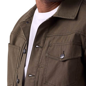 Wholesale Custom 100% Cotton <b>Canvas</b> Men's <b>Jackets</b> Quilted New Design Breathable Winter Wear Best Style <b>Canvas</b> <b>Jacket</b> For Man - Product Image 4