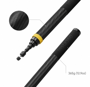 Bastone Selfie in Fibra di Carbonio Insta360 X3 X4 Edizione Estesa <span class=keywords><strong>Nero</strong></span> - Product Image 4