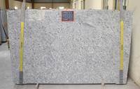 Dalles de granit polies traditionnelles Stone International Premium Moon White Tan Brown, grandes dalles, durables, garantie à vie pour les hôtels