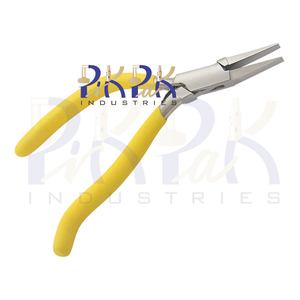 150mm Flat Nose Plier Matt Foam Grips Spring Gun Handles Smooth Jaws for Jewelry Making DIY Wire Wrapping Crimping Fishing OEM - Product Image 4