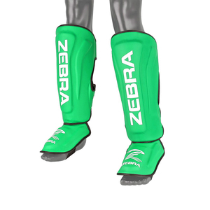 Espinilleras Muay Thai hechas a medida con protección para pies y rodillas Espinilleras ligeras Estilo libre Mma Espinilleras y protectores de empeine - Product Image 3