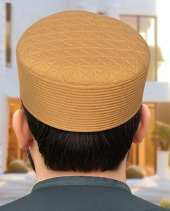 Beautifully stitched Muslim prayer topi designed for religious gatherings perfect for gifting during Islamic <b>holidays</b> - Product Image 3