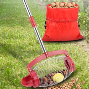 เครื่องเก็บเมล็ดผลไม้แบบยืดหดได้ <span class=keywords><strong>GT88</strong></span> พร้อมถังเก็บแบบกลับด้านได้ สำหรับเก็บวอลนัท เกาลัด และลูกกอล์ฟในสวน - Product Image 3