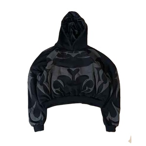 Premium Custom Puff Printing Boxy Fit Hoodie High Quality 100% Cotton Fleece Drop Shoulder Hoodie For Unisex - Product Image 1