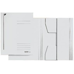 Leitz DIN <b>A4</b> Juris 100% Recycled White Pendarec Cardboard File <b>Folder</b> - Product Image 1