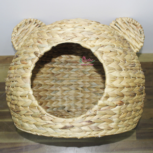 Artex Dong Thap usine fait à la main en rotin maison pour animaux de compagnie pliable léger abri pour chats et chiens - Product Image 6