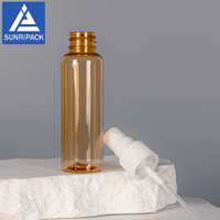 Flacon vaporisateur transparent PET sérigraphié 2OZ vide pour parfum, 60ml 50ml, flacon stérile avec liquide désinfectant pour les mains