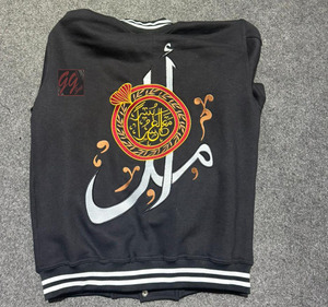 แจ็กเก็ตเลตเทอร์แมนสำหรับผู้ชาย, แจ็กเก็ตผ้าฝ้ายปักลาย - Product Image 6