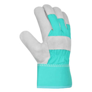 ถุงมือนิรภัยหนังวัวแยกสำหรับงานอุตสาหกรรมทนทานผ้าฝ้ายเนื้อหนาป้องกันไฟฟ้าสถิตย์ - Product Image 2