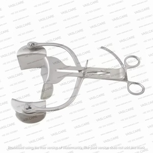 Retractor de Hoja Ancha Autorretenible de Acero Inoxidable para Cirugía de Tiroides y Cuello, Instrumento Quirúrgico con Bloqueo de Trinquete de Vaslcare - Product Image 3