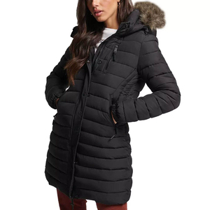 Nuevo diseño 2025, chaqueta de plumón larga acolchada de invierno a la moda femenina personalizada para mujer a precio mayorista - Product Image 3