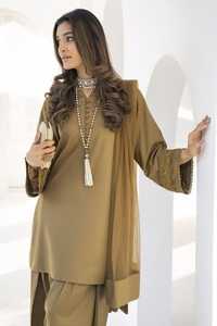 ชุดเสื้อผ้าสำหรับสนามหญ้า3ชิ้นสำหรับผู้หญิงชุดเสื้อลูกไม้มีกระดุมติดลูกปัดเสื้อเป็นมิตรต่อสิ่งแวดล้อม - Product Image 4