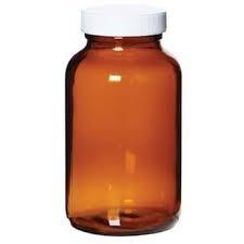 High Quality 25ml Graduated Amber <b>Laboratory</b> <b>Bottles</b> with DIN thread and Polypropylene (PP) Screw Cap - Product Image 4