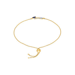 กำไลข้อมืออมารา โกลด์ แอนด์ ไดมอนด์ แบบยืดหยุ่นสำหรับผู้หญิง - Product Image 4