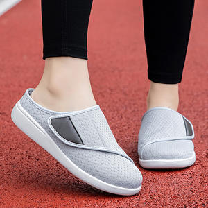 Wholesale Anti-Slip <b>Elderly</b> Walking <b>Shoes</b> with Hook Loop Cushioned Design <b>for</b> Diabetics <b>Shoes</b> - Product Image 1