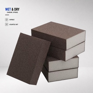 Bloc de ponçage en <span class=keywords><strong>éponge</strong></span> <span class=keywords><strong>abrasive</strong></span>, <span class=keywords><strong>éponge</strong></span> de ponçage non déchirable pour la préparation de la peinture automobile et la finition des surfaces, fournisseur - Product Image 1