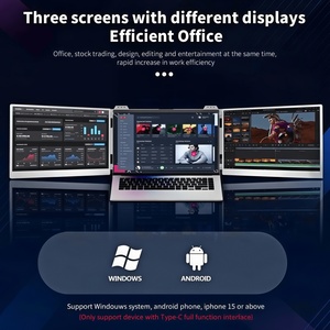 15.6-Inch Full HD Dual IPS Screen 60Hz 5ms Response Time Gaming Laptop with Built-in Speaker and Type-C <strong>Interface</strong> - Product Image 3