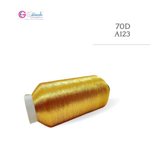 Premium 70D A123 Haute Ténacité MS Type Étincelle Fil Métallique Brillant pour Couture Artisanat Haute Visibilité Lustre Durabilité Par Kg - Product Image 3