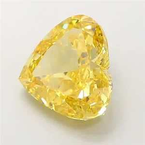 Diamante Cultivado en Laboratorio, Corte Corazón, 4.08 Quilates, Color Amarillo Fantasía, Claridad VVS1, Piedra Suelta con Certificado IGI, Venta al Por Mayor - Product Image 2
