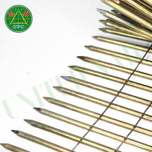 Clavos de bobina de acero al carbono de vástago liso de 2,5mm x 50mm al mejor precio con estilos de cabeza a cuadros para fabricación de palés - Product Image 4