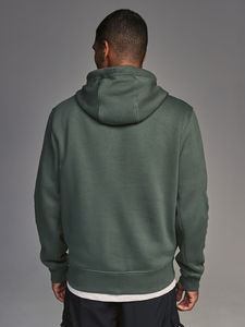 เสื้อมีฮู้ดขนาดใหญ่โอเวอร์ไซส์ OEM มีกระเป๋าแบบสวมหัว unisex เสื้อมีฮู้ดขนแกะแบบปรับแต่งได้สำหรับฤดูหนาวและมีฮู้ดสีเทา - Product Image 5