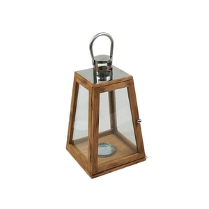 Customized Color Hand Carved Wooden Framed <b>Lantern</b> With Designed <b>Metal</b> Top Handle Hanging <b>Lantern</b> - Product Image 4