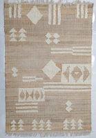 Boho Style Luxury Kilim Outdoor Rug Hand-Woven Jute Area Carpet Washable Home Decor Runner Carpet