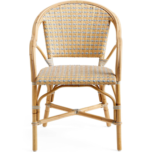 เก้าอี้หวายธรรมชาติในร่มกลางแจ้งหวายเก้าอี้รับประทานอาหารทำด้วยมือเฟอร์นิเจอร์ลานสวนคาเฟ่ร้านอาหารที่นั่งบิสโทร - Product Image 2